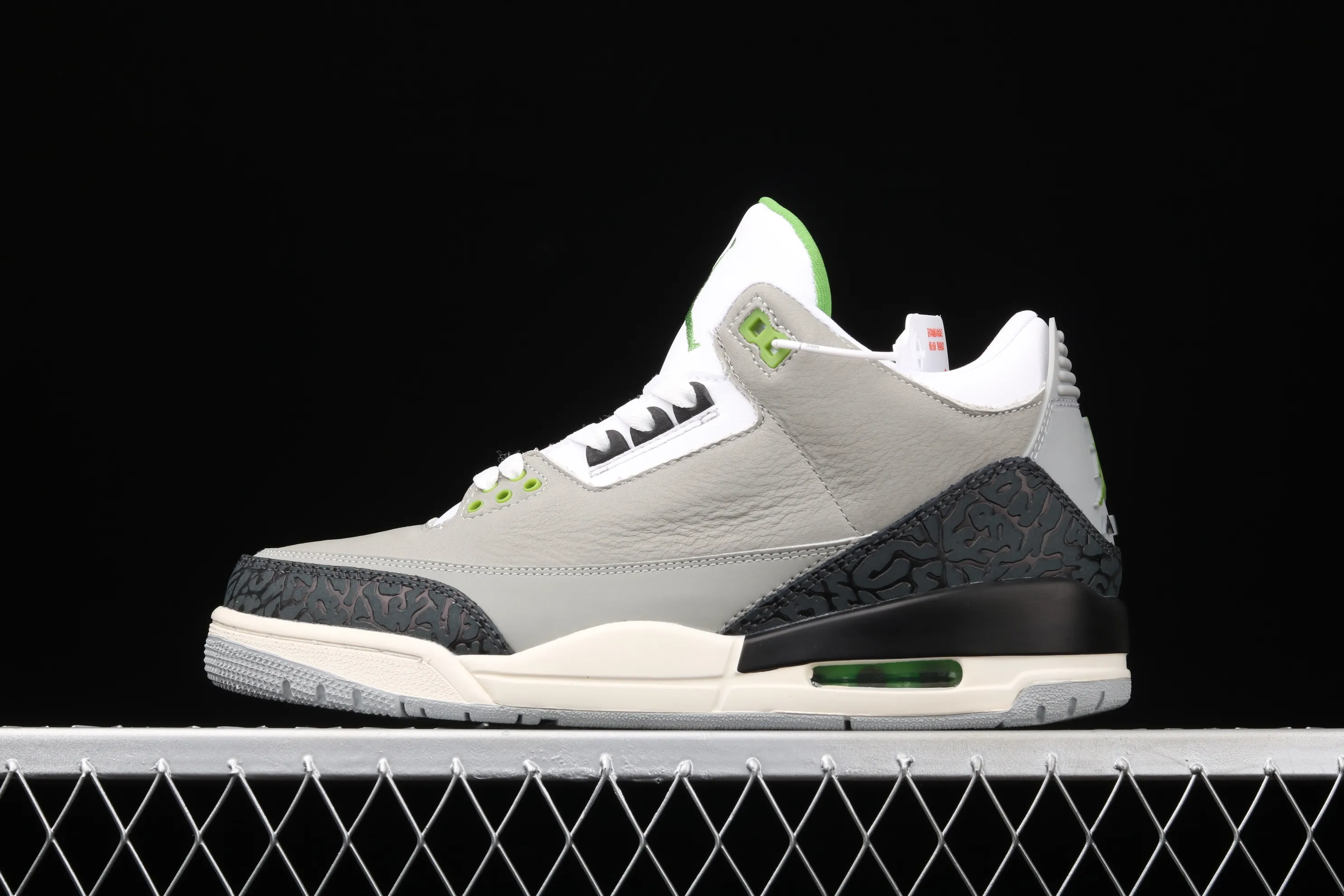 All categories Air Jordan Jordan series basketball shoes Air Jordan 3 Air Jordan 3 Retro "Chlorophyll" AJ3 Joe 3 Chlorophyll Gray Green Manuscript 136064-006